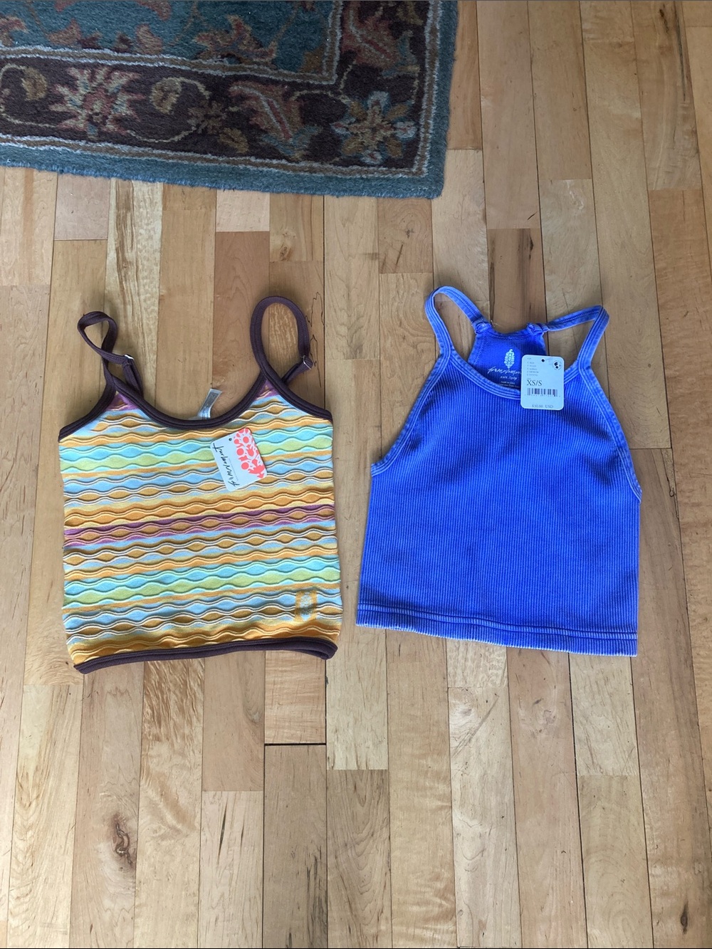 Lot of 2 NWT FP movement tops xs/s